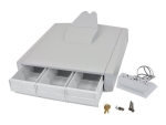 Ergotron SV43 Primary Triple Drawer for LCD Cart mounting component - grey, white