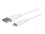 eSTUFF - Lightning cable - Lightning male to USB male - 2 m - white - for Apple iPad/iPhone/iPod (Lightning)
