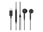 eSTUFF - Earphones - ear-bud - wired - USB-C - black