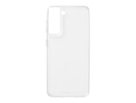 eSTUFF Soft Case - Back cover for mobile phone - UV coated thermoplastic polyurethane - clear - for Samsung Galaxy S21 5G
