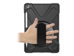 eSTUFF Defender Case - Back cover for tablet - black - 9.7" - for Apple 9.7-inch iPad (5th generation, 6th generation)