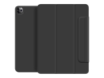 eSTUFF Magnet case - Screen cover for tablet - thermoplastic polyurethane (TPU) - black - 12.9" - for Apple 12.9-inch iPad Pro (4th generation)