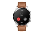 Huawei Watch GT 2 Classic - stainless steel - smart watch with strap - pebble brown