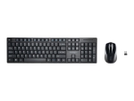 Kensington Pro Fit Low-Profile Desktop Set - keyboard and mouse set