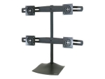 Ergotron DS100 Quad-Monitor Desk Stand - stand - for quad flat panel - black