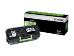 Lexmark 520XA - Extra High Yield - black - original - toner cartridge - LCCP