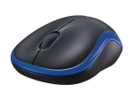 Logitech M185 - mouse - 2.4 GHz - blue