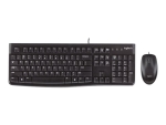 Logitech Desktop MK120 - keyboard and mouse set - US International