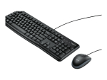 Logitech Desktop MK120 - keyboard and mouse set - Nordic