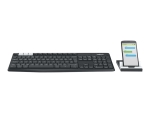 Logitech K375s Multi-Device - keyboard - Nordic - graphite, off-white