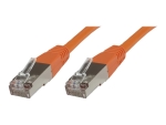 MicroConnect network cable - 2 m - orange