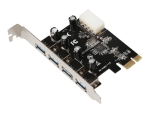 MicroConnect - USB adapter - PCIe 2.0 - USB 3.0 x 4