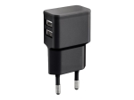 MicroConnect power adapter - 2 x USB - 12 Watt