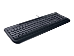 Microsoft Wired Desktop 600 for Business - keyboard and mouse set - Nordic - black