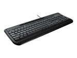 Microsoft Wired Keyboard 600 - keyboard - Nordic - black