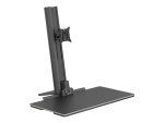 Multibrackets M Easy Stand Desktop stand - for LCD display / keyboard / mouse - black