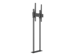 Multibrackets M Pro Dual Pole Floormount - stand - for LCD display - black