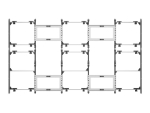 Multibrackets PRO Series - mounting kit - for 5x5 LED video wall