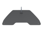 Multibrackets PRO Series Large Floorplate - mounting component - black