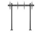 Multibrackets M Floormount Column Pro 2x1 - stand - single side - for 2 flat panels - black