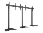Multibrackets M Pro Series - stand - for 3x1 video wall - black