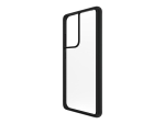 PanzerGlass ClearCase - Black Edition - back cover for mobile phone - thermoplastic polyurethane (TPU) - black, clear - for Samsung Galaxy S21 Ultra 5G