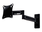 Peerless Universal Full-Motion Plus Wall Mount PA730 mounting kit - Tilt & Swivel - for LCD TV - high-gloss black
