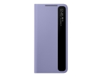Samsung Smart Clear View Cover EF-ZG991 - Flip cover for mobile phone - violet - for Galaxy S21 5G
