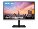 Samsung S27R650FDU - SR650 Series - LED monitor - 27" - 1920 x 1080 Full HD (1080p) @ 75 Hz - IPS - 250 cd/m² - 1000:1 - 5 ms - HDMI, VGA, DisplayPort - dark grey/blue