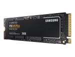 Samsung 970 EVO Plus MZ-V7S250BW - SSD - encrypted - 250 GB - internal - M.2 2280 - PCIe 3.0 x4 (NVMe) - buffer: 512 MB - 256-bit AES - TCG Opal Encryption