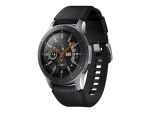 Samsung Galaxy Watch - 46 mm - silver - smart watch with band - silicone - display 1.3" - 4 GB - Wi-Fi, LTE, NFC, Bluetooth - 4G - 63 g