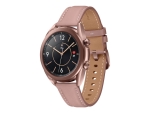 Samsung Galaxy Watch 3 - 41 mm - mystic bronze - smart watch with band - leather - display 1.2" - 8 GB - Wi-Fi, NFC, Bluetooth - 48.2 g