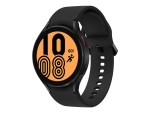 Samsung Galaxy Watch4 - 44 mm - black - smart watch with sport band - display 1.36" - 16 GB - NFC, Wi-Fi, Bluetooth - 30.3 g