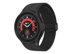 Samsung Galaxy Watch5 Pro - 45 mm - black titanium - smart watch with sport band - display 1.4" - 16 GB - LTE, NFC, Wi-Fi, Bluetooth - 4G - 46.5 g