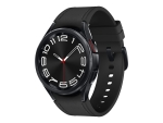 Samsung Galaxy Watch6 Classic - 43 mm - smart watch with band - hybrid eco-leather - black - band size: S/M - display 1.3" - 16 GB - NFC, Wi-Fi, Bluetooth - 52 g - black