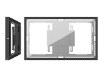 SMS Casing Wall - enclosure - for LCD display - black, RAL 9005