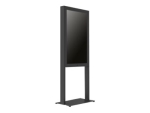 SMS Casing Freestand - Basic Portrait - G2 - stand - for LCD display - black, RAL 9005