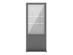 SMS Casing Freestand STORAGE PORTRAIT - stand - for LCD display - dark grey, RAL 7016