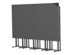 SMS Icon Ace 4x4 - stand - for 4x4 video wall - RAL 7016, anthracite grey