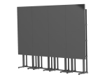 SMS Icon Ace 4x4 - stand - for 4x4 video wall - RAL 7016, anthracite grey