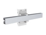 SMS Multi Control Single mounting component - for LCD display - white, aluminium