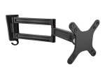 StarTech.com Monitor Wall Mount - Dual Swivel - Supports 13'' to 34'' Monitors - VESA Monitor / TV Wall Mount - Wall Mount Swivel Monitor Arm - Black (ARMWALLDS) - mounting kit - for LCD display (adjustable arm)