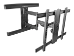 StarTech.com TV Wall Mount for up to 80 inch (110lb) VESA Mount Displays, Low Profile Full Motion Universal TV Wall Mount Bracket, Heavy Duty Adjustable Tilt/Swivel Articulating Arm - Cable Management bracket - full-motion adjustable arm - for TV