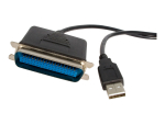StarTech.com 10 ft USB to Parallel Printer Adapter - M/M - USB to ieee 1284 - USB to centronics - USB to Parallel Cable (ICUSB128410) - parallel adapter - USB 2.0 - IEEE 1284