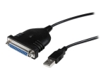 StarTech.com 6 ft / 2m USB to DB25 Parallel Printer Adapter Cable - 2 Meter USB to IEEE-1284 Printer Cable - USB A to DB25 M/F (ICUSB1284D25) - parallel adapter - USB 2.0 - IEEE 1284