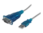 StarTech.com 1 Port USB to Serial RS232 Adapter - Prolific PL-2303 - USB to DB9 Serial Adapter Cable - RS232 Serial Converter (ICUSB232V2) - serial adapter - USB 2.0 - RS-232
