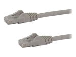 StarTech.com 1m CAT6 Ethernet Cable, 10 Gigabit Snagless RJ45 650MHz 100W PoE Patch Cord, CAT 6 10GbE UTP Network Cable w/Strain Relief, Grey, Fluke Tested/Wiring is UL Certified/TIA - Category 6 - 24AWG (N6PATC1MGR) - patch cable - 1 m - grey