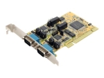 StarTech.com 2 Port RS232/422/485 PCI Serial Adapter Card w/ ESD - serial adapter - PCI - RS-232 x 2