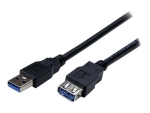 StarTech.com 2m Black SuperSpeed USB 3.0 Extension Cable A to A - Male to Female USB 3.0 Extender Cable - USB 3.0 Extension Cord - 2 meter (USB3SEXT2MBK) - USB extension cable - USB Type A to USB Type A - 2 m