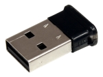 StarTech.com Bluetooth Adapter - Mini USB Adapter - Bluetooth 2.1 - Class 1 EDR - Bluetooth Receiver (USBBT1EDR2) - network adapter - USB